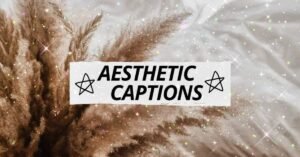 Aesthetic Short Instagram Captions